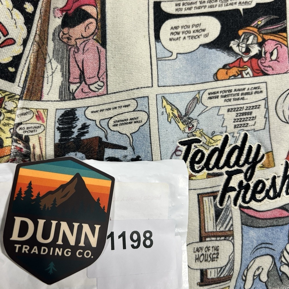 Teddy Fresh Sweatpants‎ Mens XS Looney Tunes Joggers Comic Book Drawstring - Picture 11 of 11
